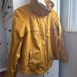 Ann Taylor LOFT Mustard Yellow Utility Jacket Size Small Petite